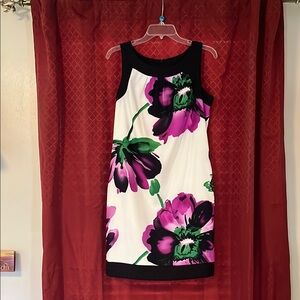 Alyx Floral Mini Dress - Black, Purple, Green